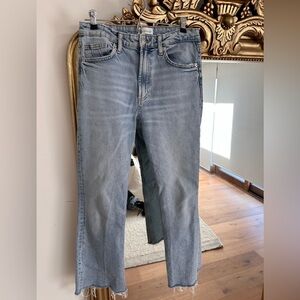 Zara mini flare jean
